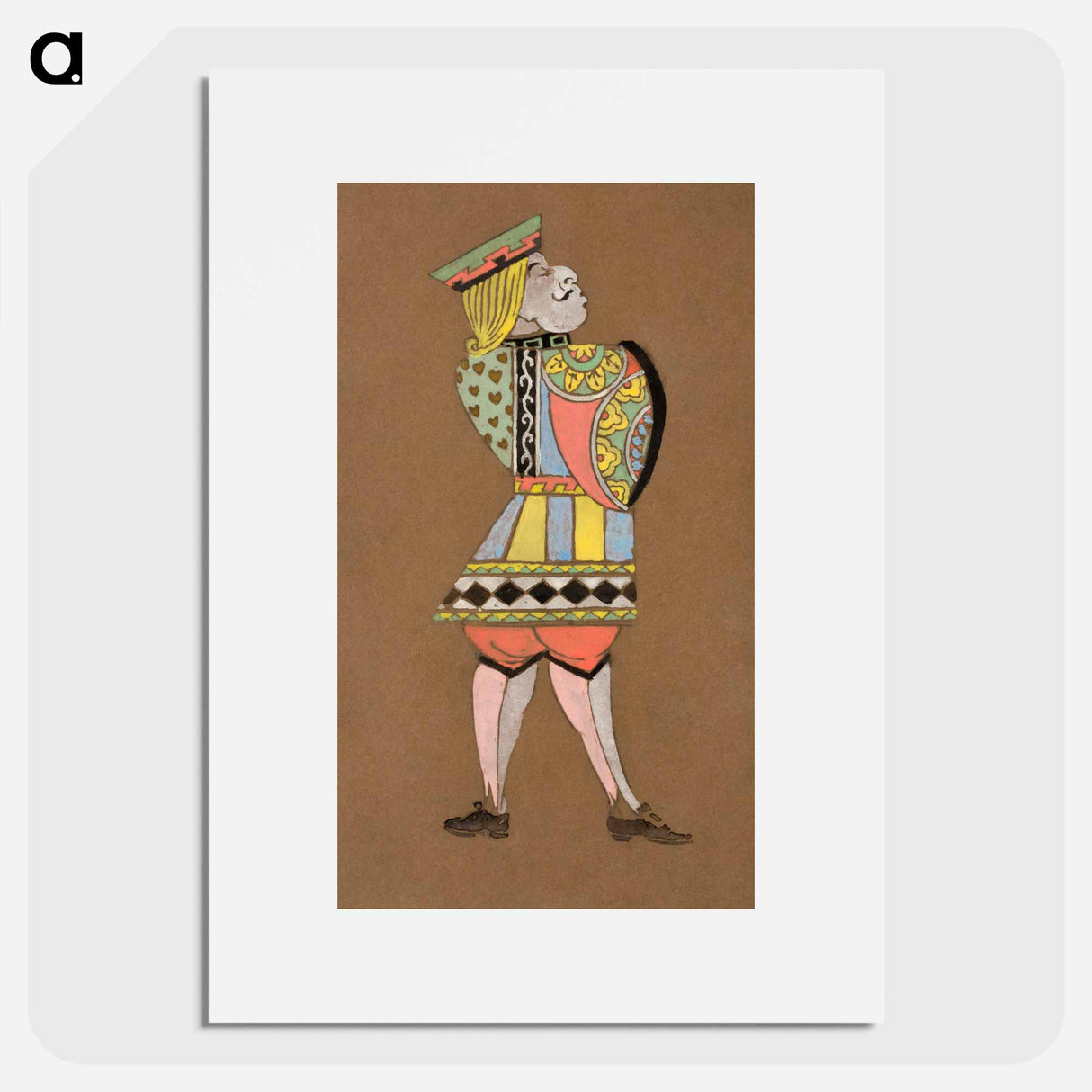 Knave of Hearts - Alice in Wonderland Poster.
