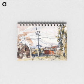 アートメモ帳-Fall Brook Railroad - アーサー ダヴ Memo.