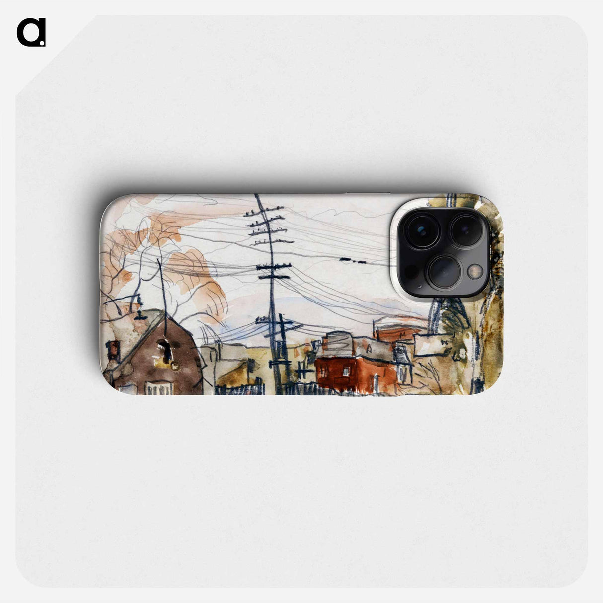 Fall Brook Railroad - アーサー ダヴ Phone Case.