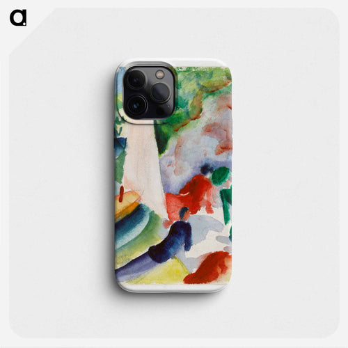 Picnic on the Beach (Picnic after Sailing) - August Macke Phone Case.