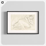 Sleeping woman. The Abandoned - Auguste Rodin Poster.