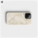 Sleeping woman. The Abandoned - Auguste Rodin Phone Case.