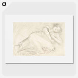 Sleeping woman. The Abandoned - Auguste Rodin Poster.