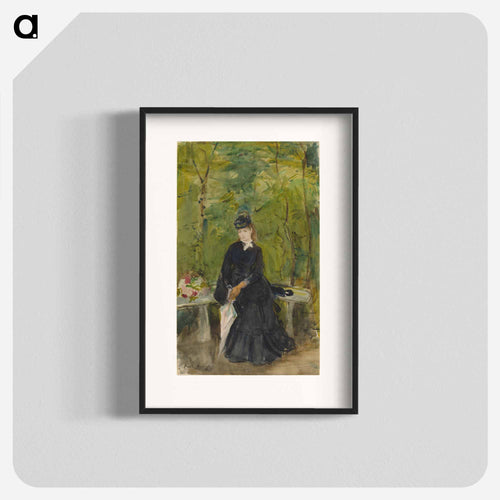 The Artist's Sister Edma Seated in a Park
 - ベルト モリゾ Poster.