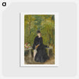 アートポストカード-The Artist's Sister Edma Seated in a Park
 - ベルト モリゾ Postcard.