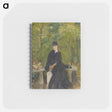 アートメモ帳-The Artist's Sister Edma Seated in a Park
 - ベルト モリゾ Memo.