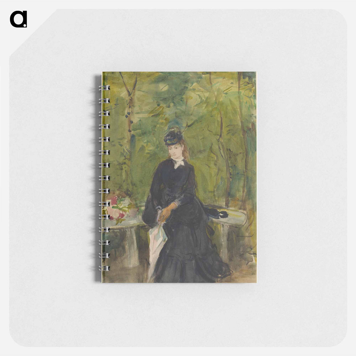 アートメモ帳-The Artist's Sister Edma Seated in a Park
 - ベルト モリゾ Memo.