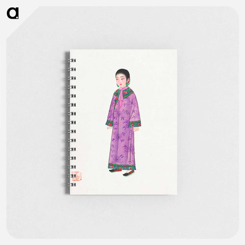 Woman in Purple Manchu Robe
 - Chinese Costume Memo.