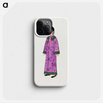 Woman in Purple Manchu Robe
 - 中国の衣装 Phone Case.