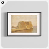Castel dell'Ovo in Naples - クリステン ケプケ Poster.