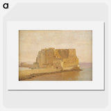 Castel dell'Ovo in Naples - クリステン ケプケ Poster.