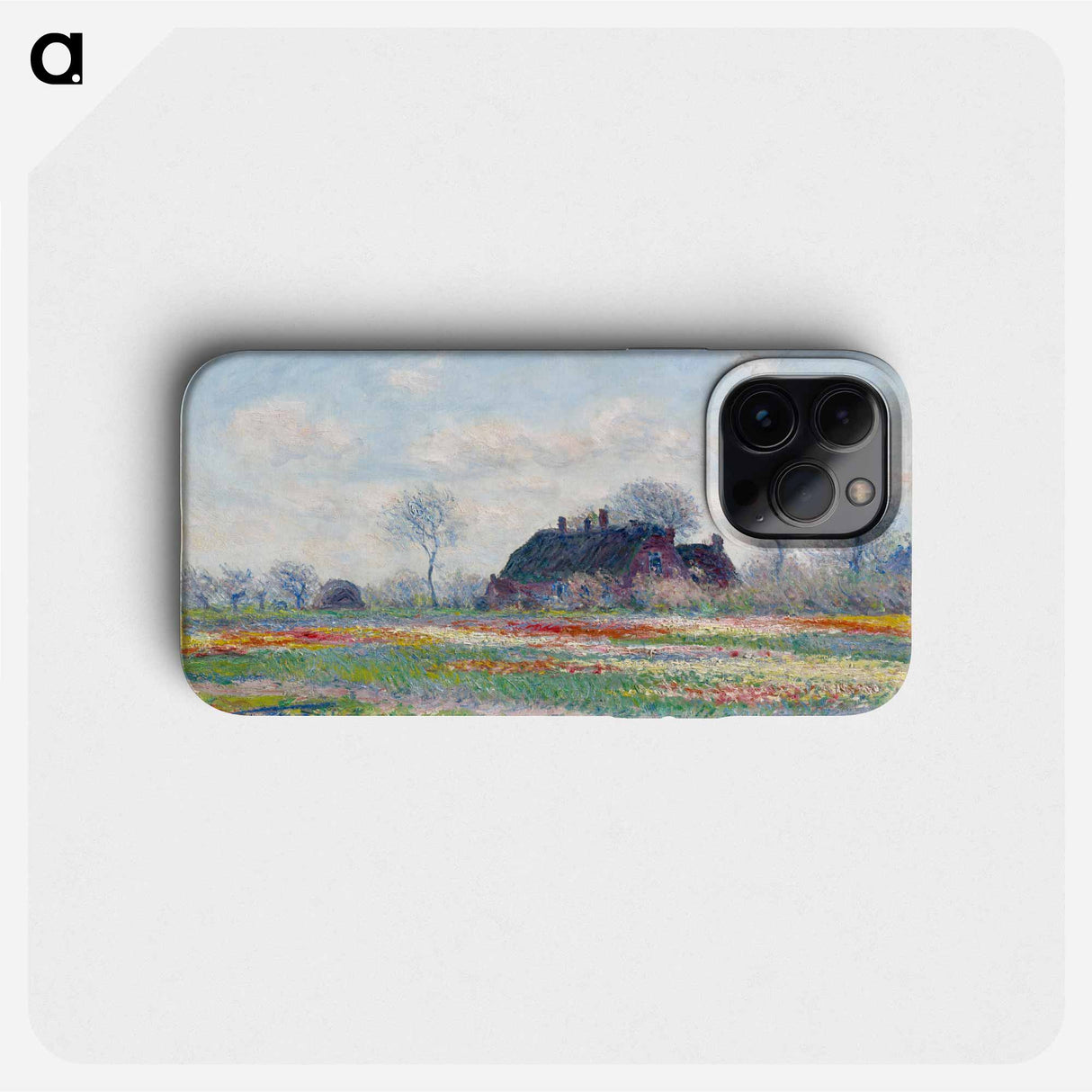 Tulip Fields at Sassenheim - Claude Monet Phone Case.