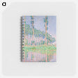 アートメモ帳-Poplars, Pink Effect
 - ダラス美術館 Memo.