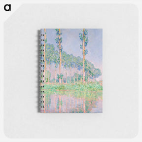 アートメモ帳-Poplars, Pink Effect
 - ダラス美術館 Memo.