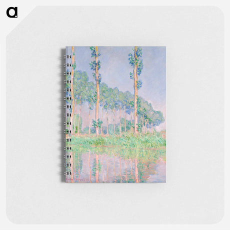 アートメモ帳-Poplars, Pink Effect
 - ダラス美術館 Memo.