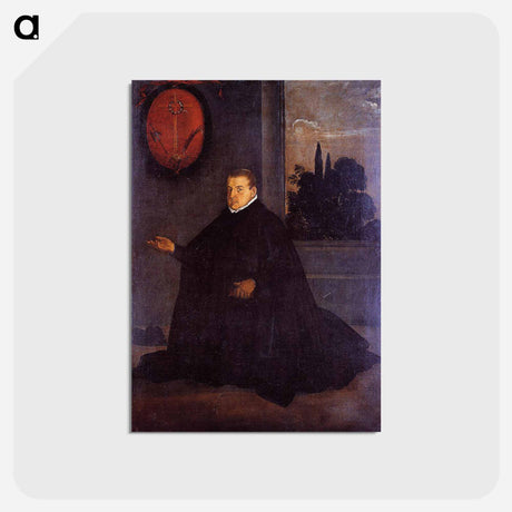 アートポストカード-Don Cristobal Suarez de Ribera - ディエゴ ベラスケス Postcard.