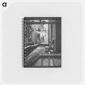 アートメモ帳-Out of rear window tenement dwelling of Mr. and Mrs. Jacob Solomon - ドロテア ラング Memo.