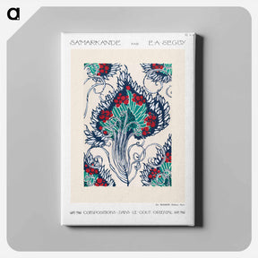 アートパネル-Samarkande: 20 Color Compositions in the Oriental Style - E.A.セギー Canvas.