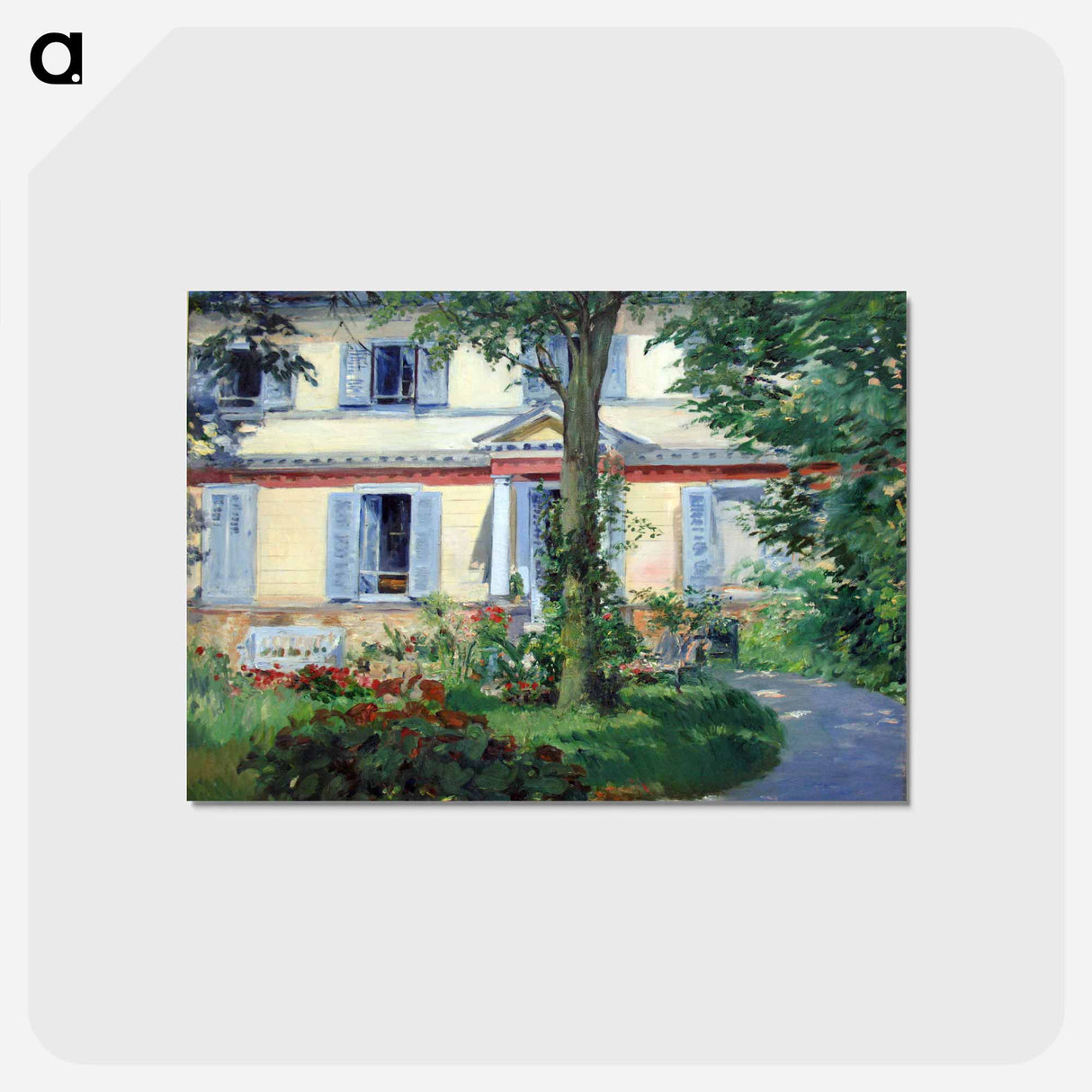 アートポストカード-Edouard Manet's famous painting - エドゥアール マネ Postcard.