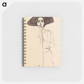 アートメモ帳-Portrait of a Woman - エゴン シーレ Memo.