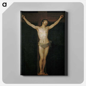 アートパネル-Cristo crucificado - フランシスコ デ ゴヤ Canvas.