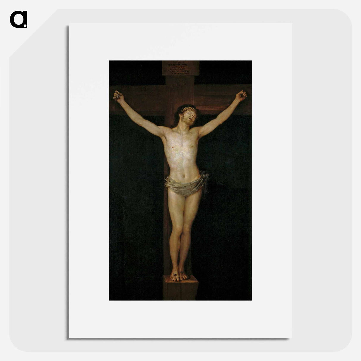 Cristo crucificado - Francisco de Goya Poster.