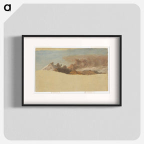 アートポスター-Cotopaxi seen from Ambato, Ecuador - フレデリック エドウィン チャーチ Poster.