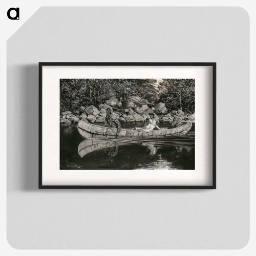 Paddling the Wounded British Officer
 - フレデリック レミントン Poster.