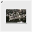 アートポストカード-Paddling the Wounded British Officer
 - フレデリック レミントン Postcard.