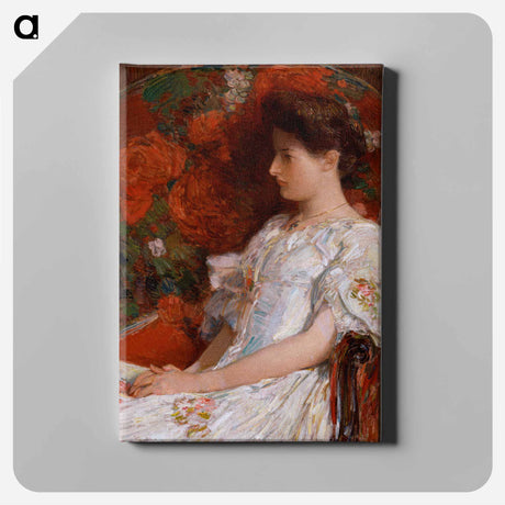 アートパネル-The Victorian Chair - フレデリック チャイルド ハッサム Canvas.