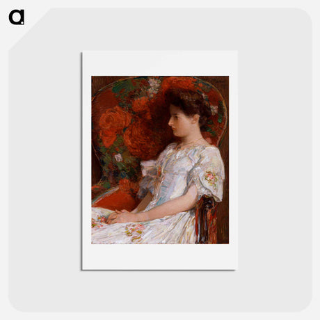アートポストカード-The Victorian Chair - フレデリック チャイルド ハッサム Postcard.