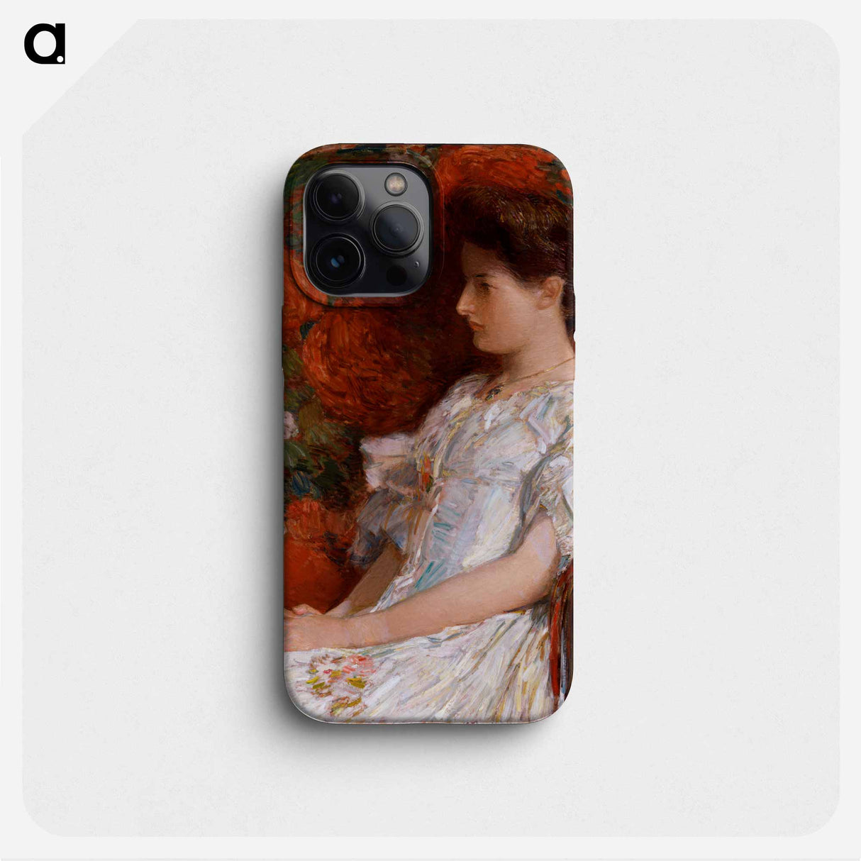 The Victorian Chair - フレデリック チャイルド ハッサム Phone Case.