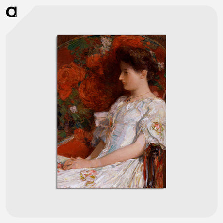 アートポストカード-The Victorian Chair - フレデリック チャイルド ハッサム Postcard.