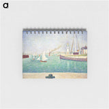 Entrance of The Port of Honfleur - ジョルジュ スーラ Memo.