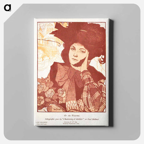 アートパネル-Chansons d'Atelier - ジョルジュ ド フィール Canvas.