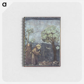 アートメモ帳-St. Francis Preaching to the Birds - ジョット ディ ボンドーネ Memo.