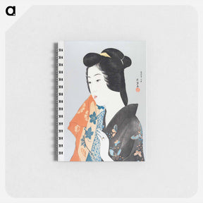 アートメモ帳-Woman Holding a Hand Towel
 - 橋口 五葉 Memo.