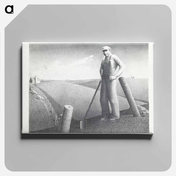 In the Spring - グラント ウッド Canvas.