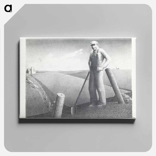 In the Spring - グラント ウッド Canvas.