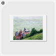アートポストカード-Villas at Trouville - ギュスターヴ カイユボット Postcard.