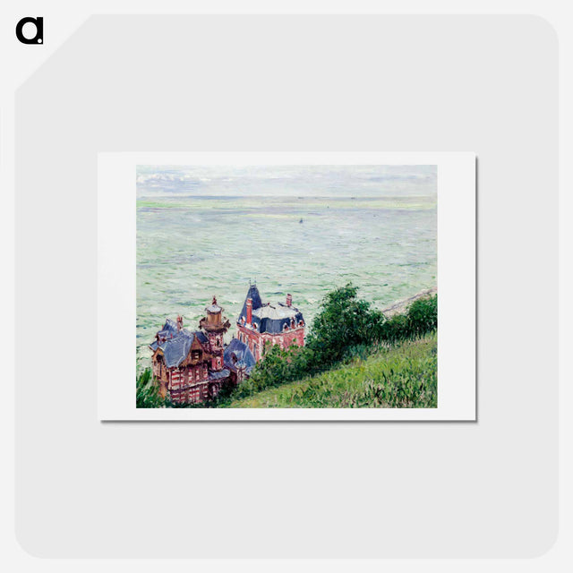 アートポストカード-Villas at Trouville - ギュスターヴ カイユボット Postcard.