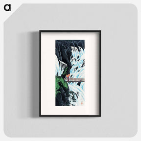 アートポスター-Shiragumo Waterfall of Nikkō - 高橋 宏明 Poster.