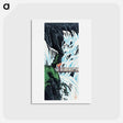 アートポストカード-Shiragumo Waterfall of Nikkō - 高橋 宏明 Postcard.