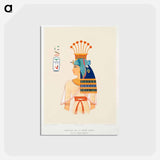 アートポストカード-Queen Nebto
 - エジプト美術史 Postcard.