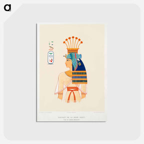 アートポストカード-Queen Nebto
 - エジプト美術史 Postcard.
