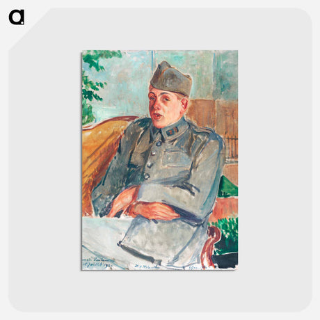 アートポストカード-Portrait de Françis Poulenc
 - ジャック エミール ブランシュ Postcard.