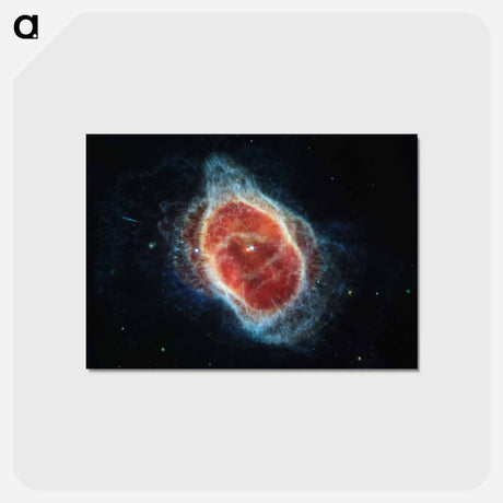 アートポストカード-Southern Ring Nebula
 - ジェームズ ウェッブ宇宙望遠鏡 Postcard.