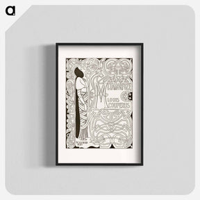 アートポスター-Book binding Metamorfoze by Jan Toorop - ヤン・トゥーロップ Poster.