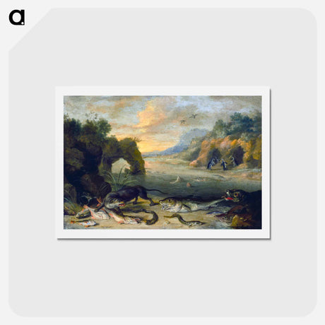 アートポストカード-Water
 - ヤン ファン ケッセル Postcard.