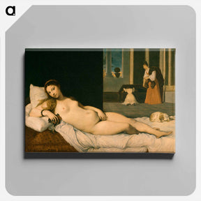 アートパネル-Reclining Venus
 - ジャン オーギュスト ドミニク アングル Canvas.